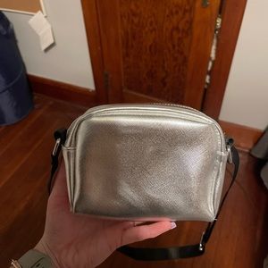 Silver Crossbody Purse